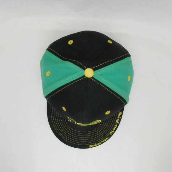 Grassroots 420 Limited Edition One One One Jamaica Hat Size 7 1/8 Green & Black - Picture 6 of 10